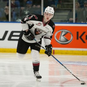 Bowen Byram of the Vancouver Giants. (Photo credit - Chris Relke)